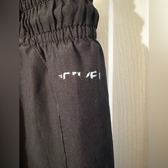 ADIDAS Retro 2010 Men’s Black Large Ankle Zip Windbreaker Pants Three Stripes - Picture 13 of 16